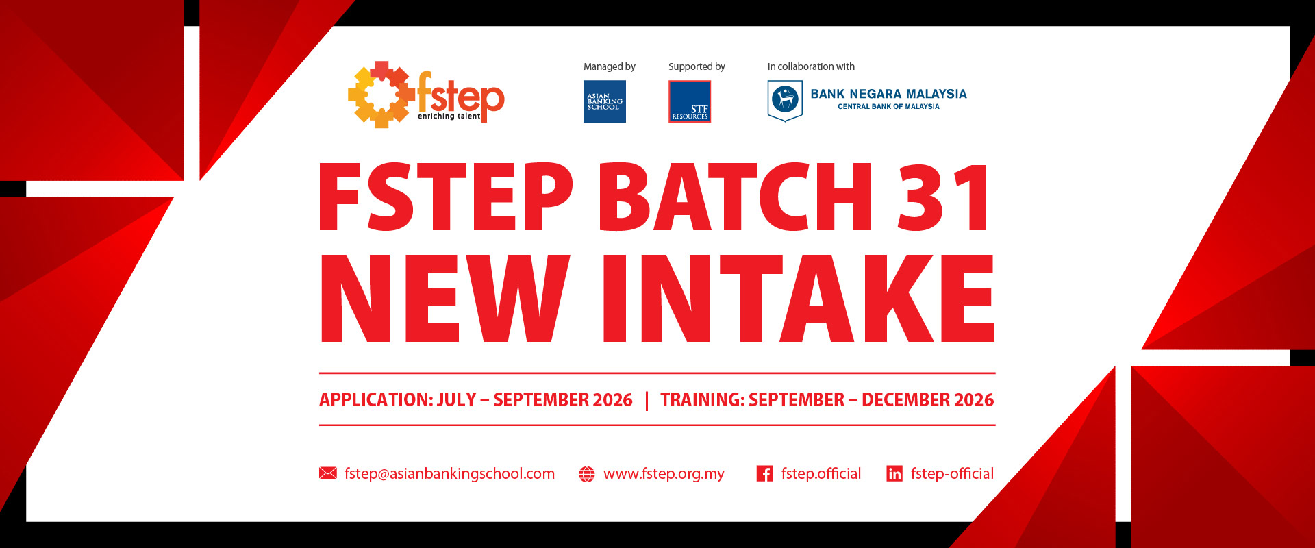 fstep batch 31 new intake